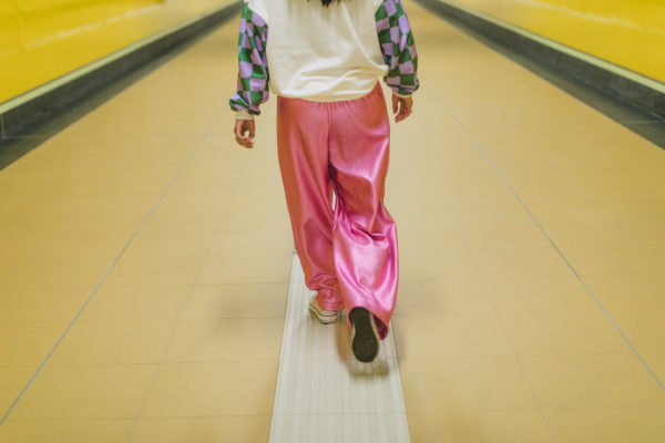 Metallic Pomelo Pants
